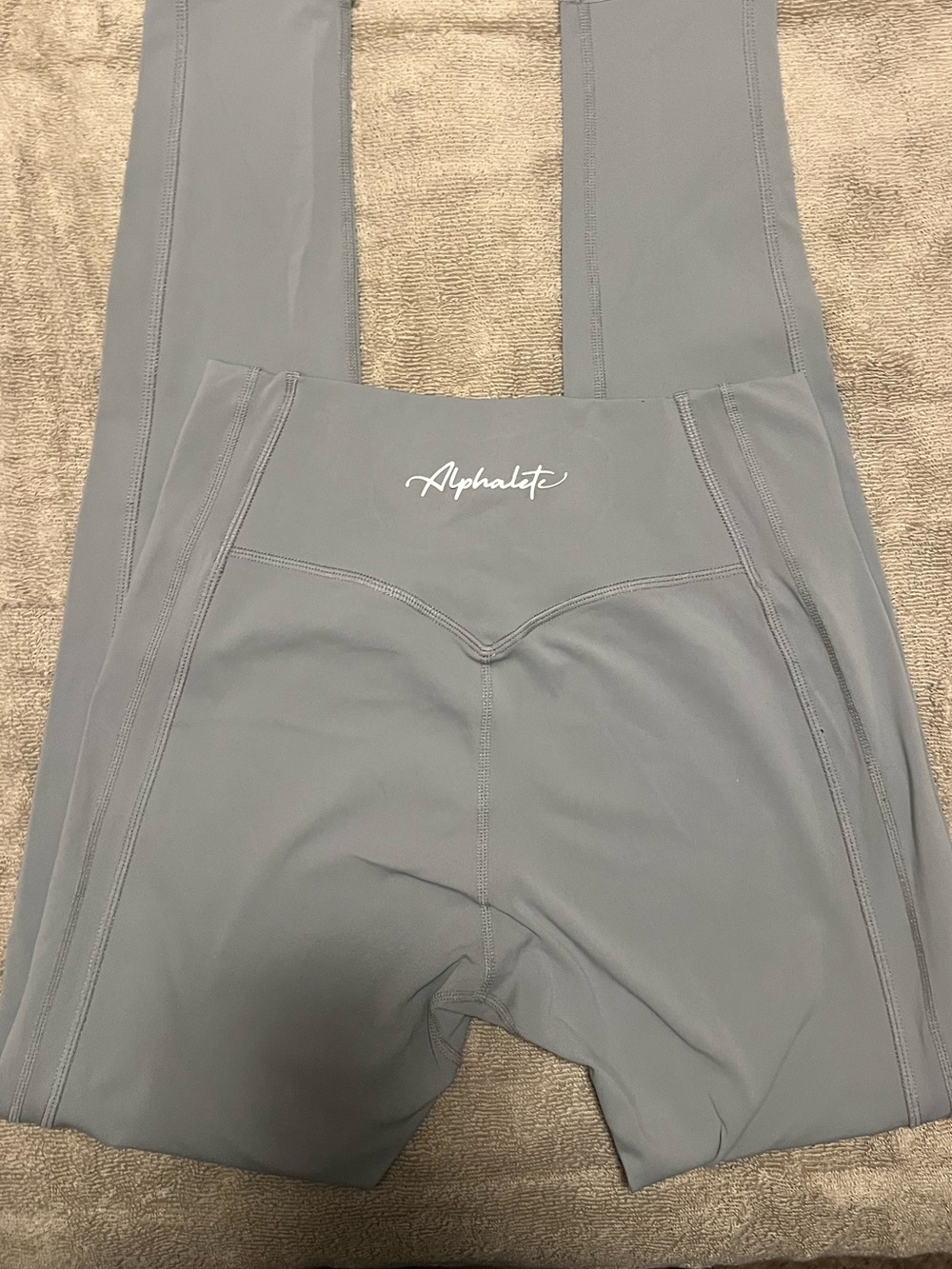 Alphalete Women's High-Rise Sage - Grey Leggings
